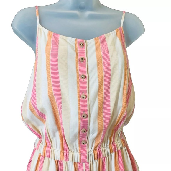 MATILDA JANE Romper Jumpsuit Womens XS Striped Brilliant Daydream Take A Chance - Picture 3 of 13